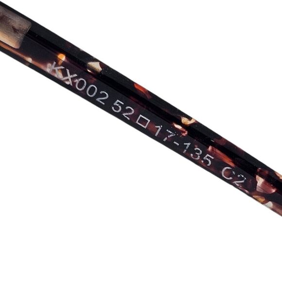 Mare Azzuro Eyeglasses KX002 52/17 135 CZ FRAMES ONLY Tortoise Shell Brown Pearl - Picture 5 of 7